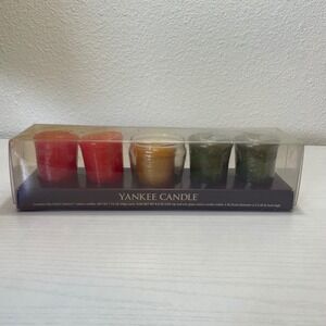 Yankee Candle RETIRED Votive Set Unisex OS Multicolor 5 Candles 1 Holder Sampler